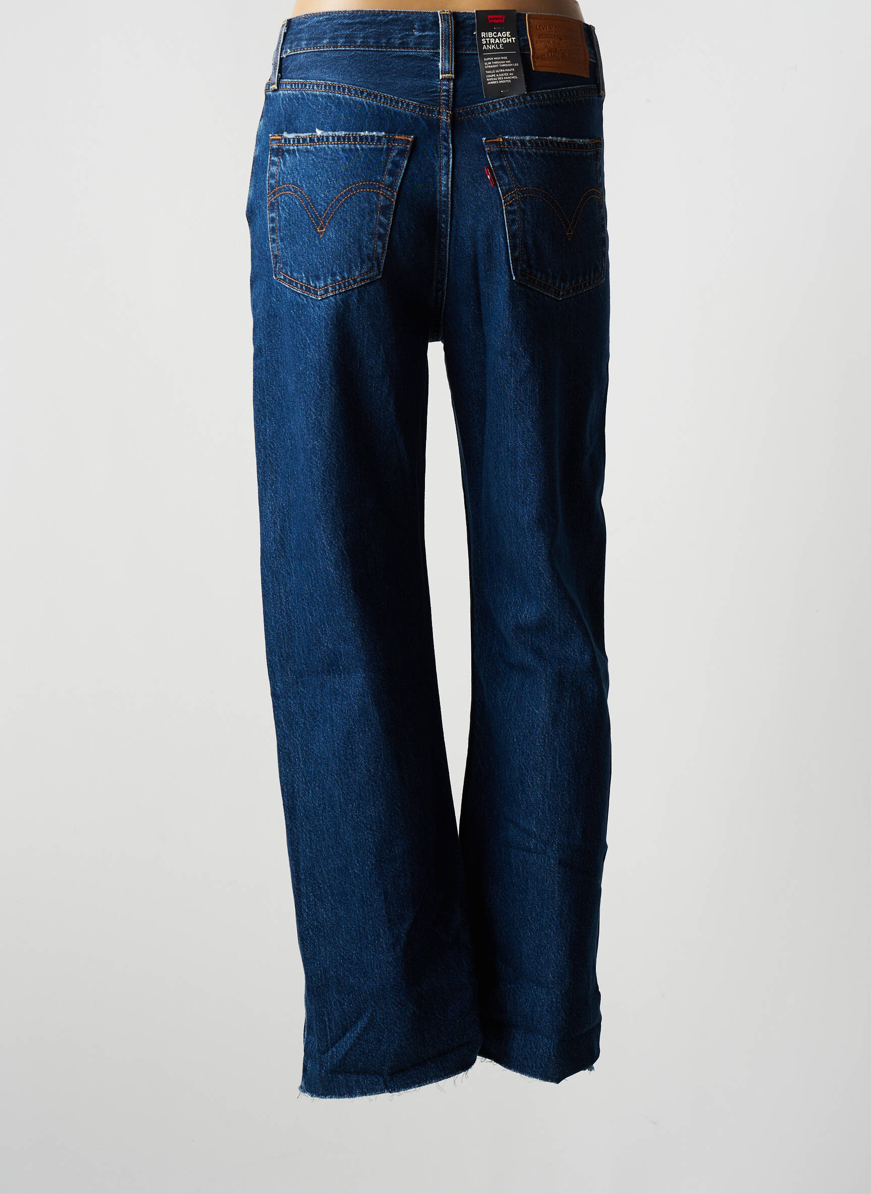 Levis Jeans Coupe Droite Femme couleur bleu