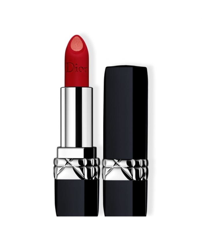 ROUGE DIOR DOUBLE ROUGE-Couleur Mate Métal & Contour Couture