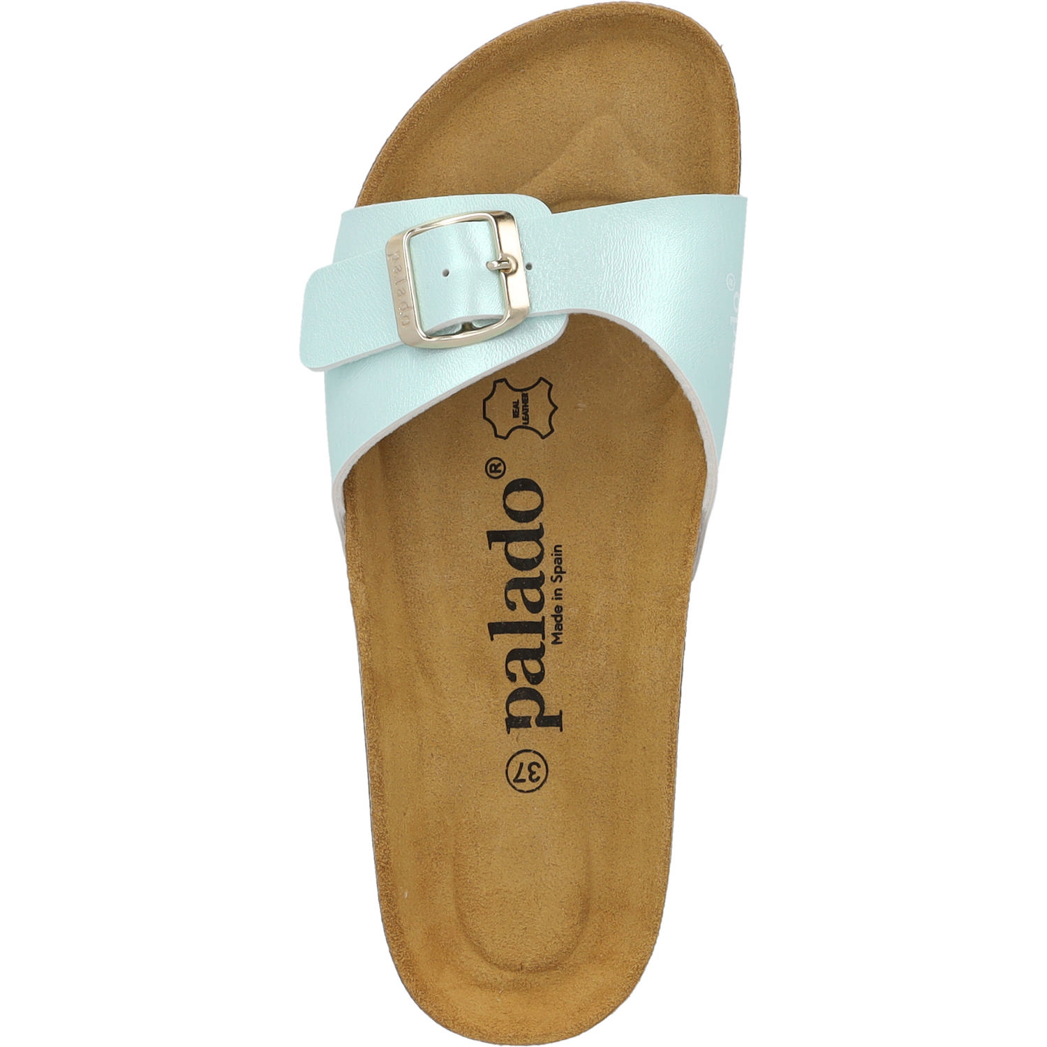 Palado Malta Metallic, Pantoletten, Damen, Türkis
