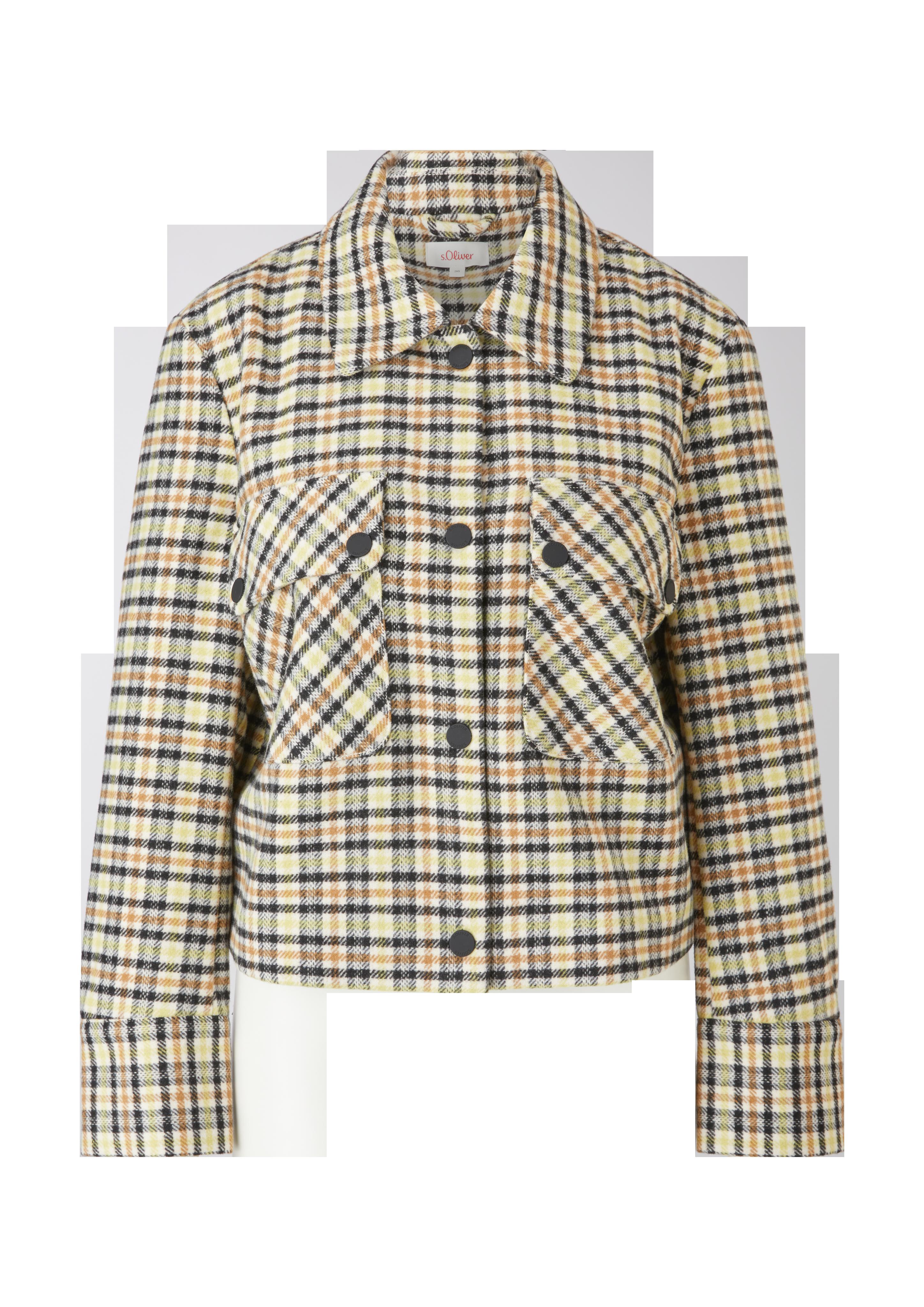 Jacke mit Karomuster  2121592-81N6