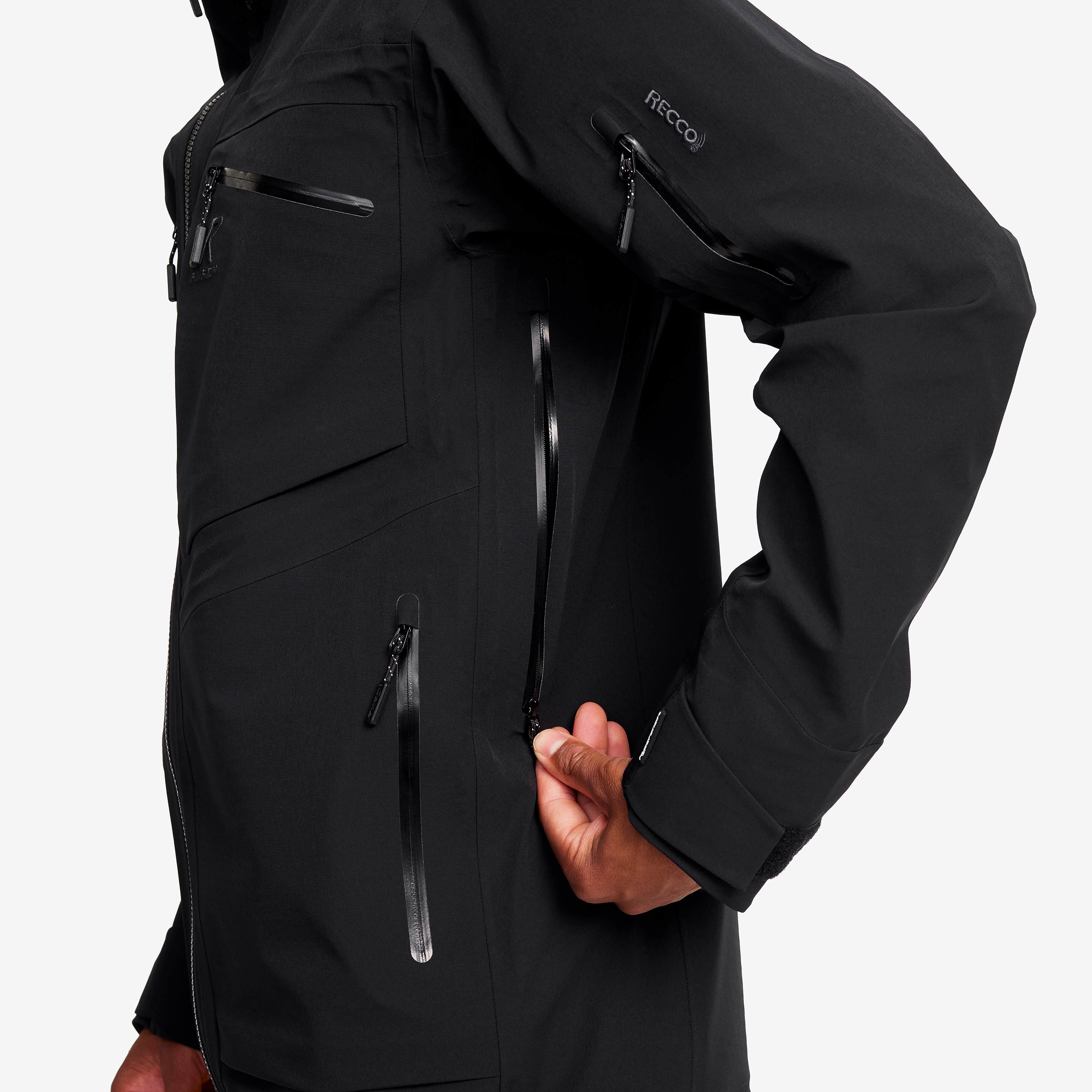 Cyclone Long 3L Jacket Homme Black