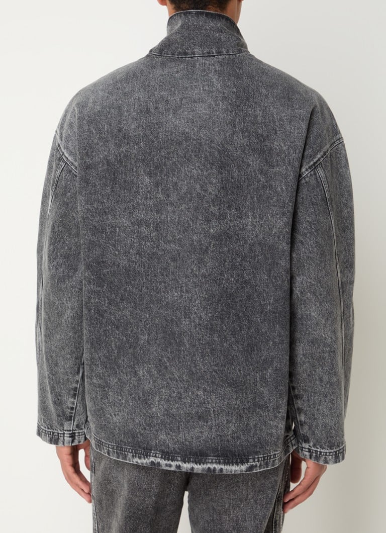 Giacca a vento in denim Diesel D-flow