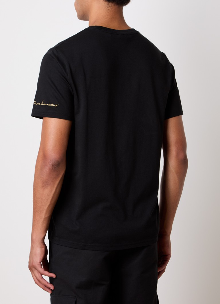 Tricou Moose Knuckles cu logo imprimat