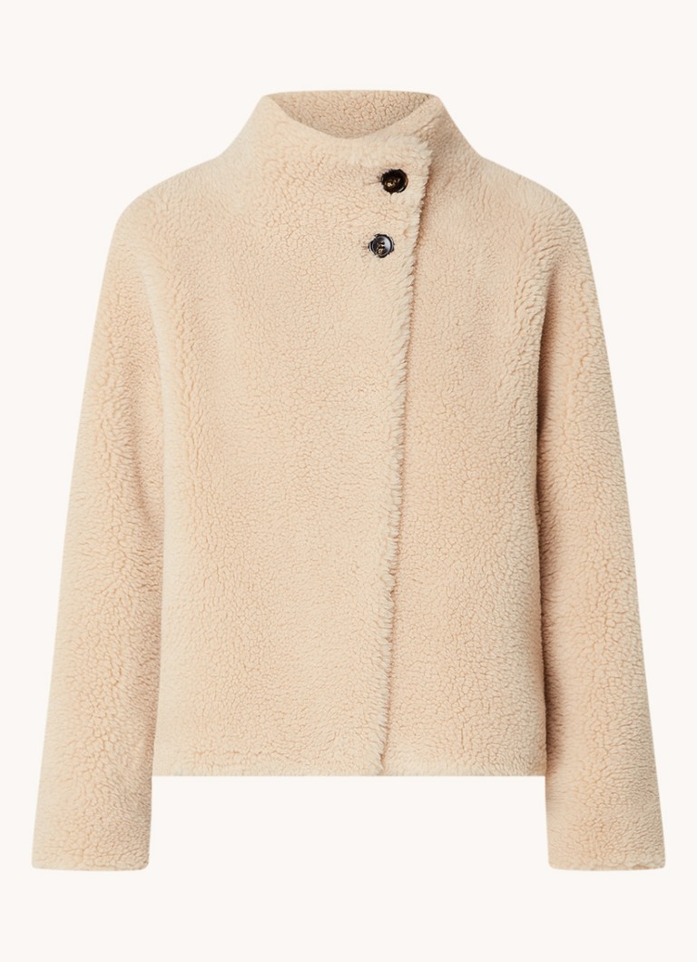 STUDIO AR by Arma Mallow reversible teddy jacket in wool blend