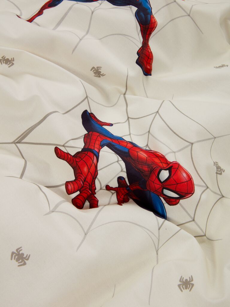 Pościel SPIDERMAN 140x200 biała