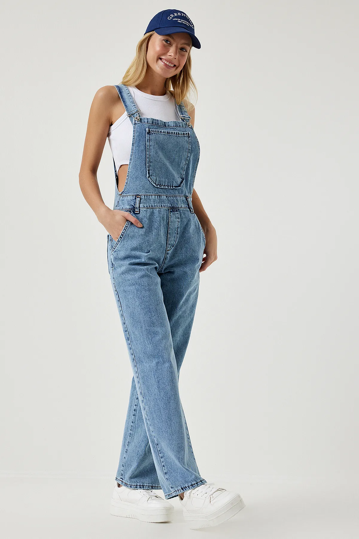 Happiness İstanbul  Jumpsuit - Dunkelblau - Regular Fit