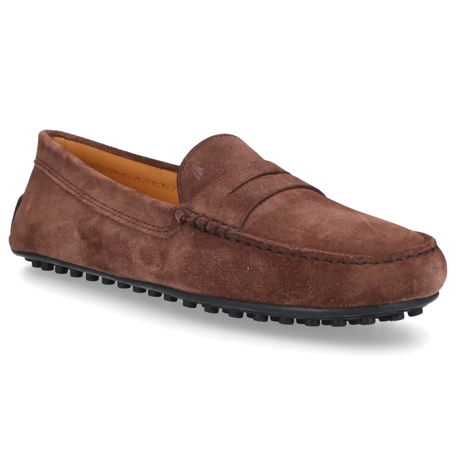 Tod's - Mokassins CITY GOMMINO Veloursleder - braun