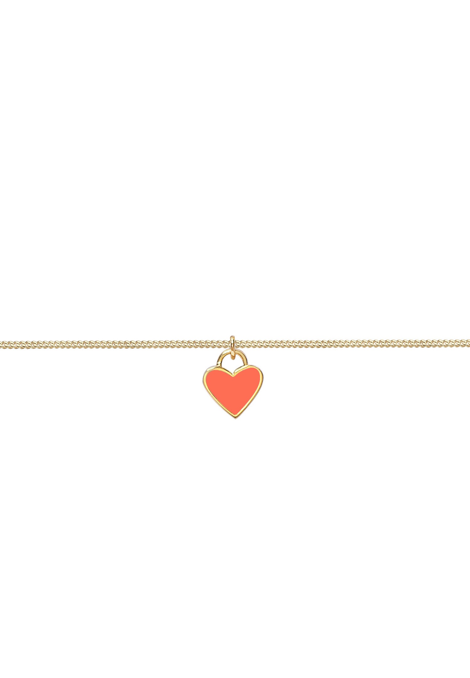 Привезак са емајлом и срцем Elli Choker