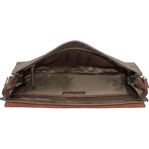 Klondike 1896 Brett Messenger Leder 38 cm Laptopfach
