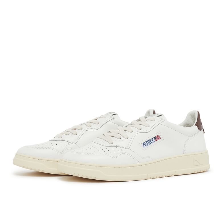 Autry Medalist Low Man LL53 leat/leat wht/brown