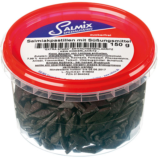 SALMIX Salmiakpastillen zuckerfrei  150 g  Pastillen