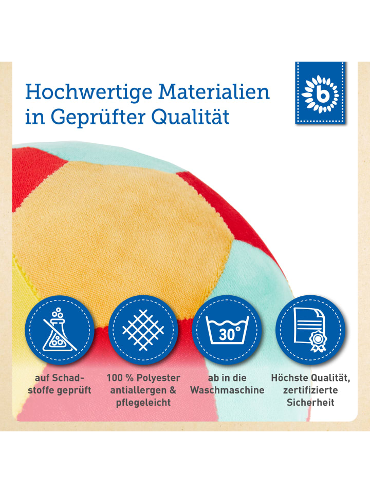 Bieco Spielwaren Softball Baby Rassel - ab 6 Monate in Mehrfarbig günstig kaufen onesize