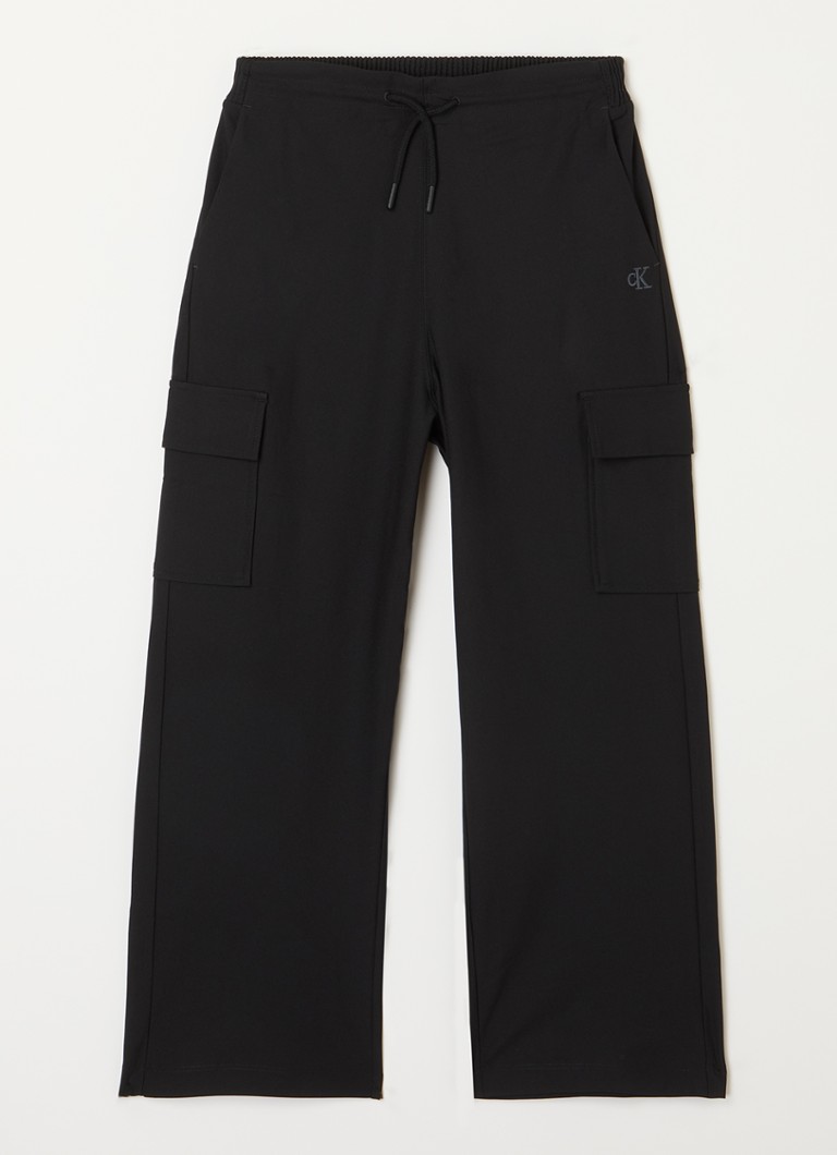 Pantaloni cargo cu croi larg și buzunare laterale Calvin Klein