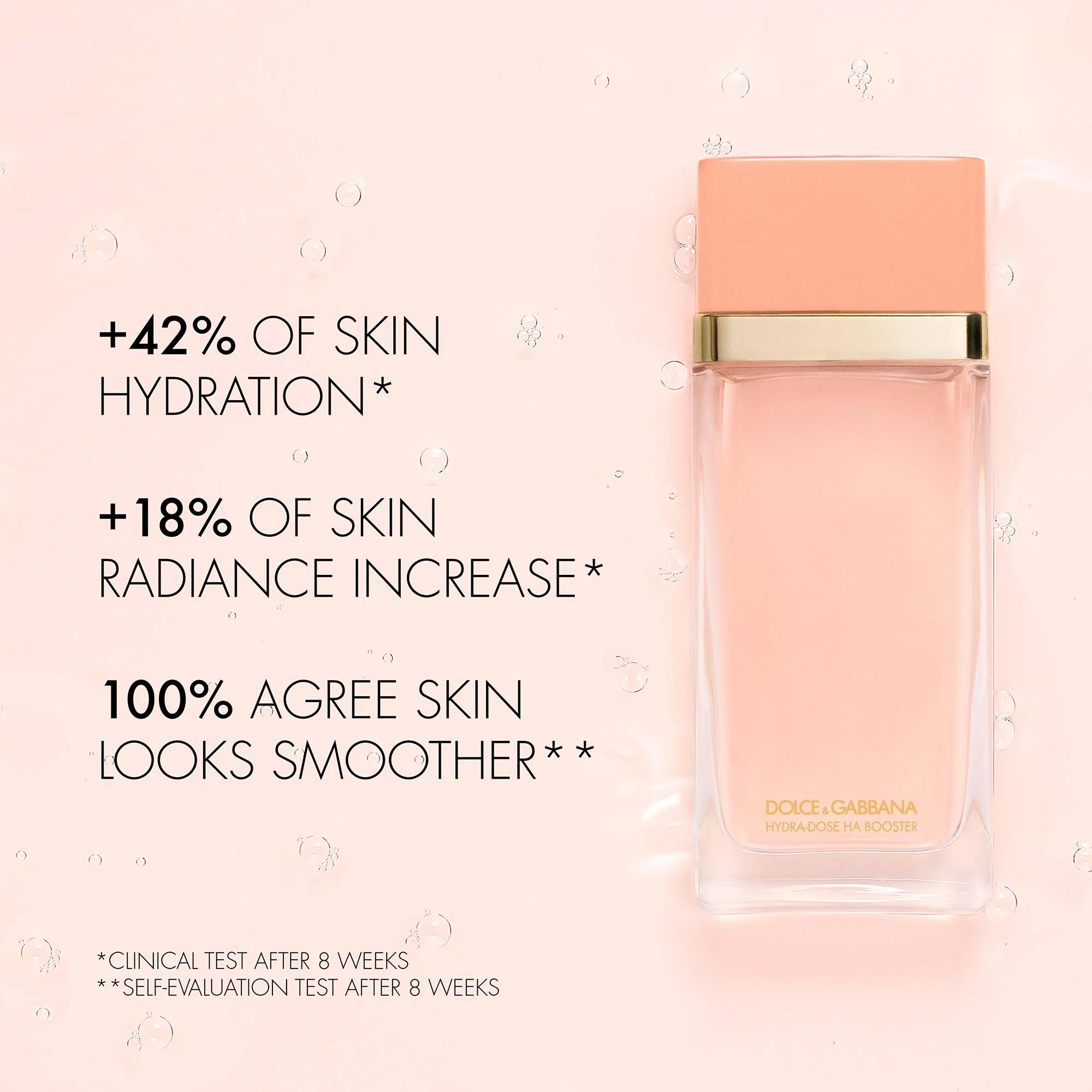 Skin Beautifiers Hydra-Dose HA Booster – Feuchtigkeitsspendendes Gesichtsfluid, Aufhellendes Gesichtsfluid