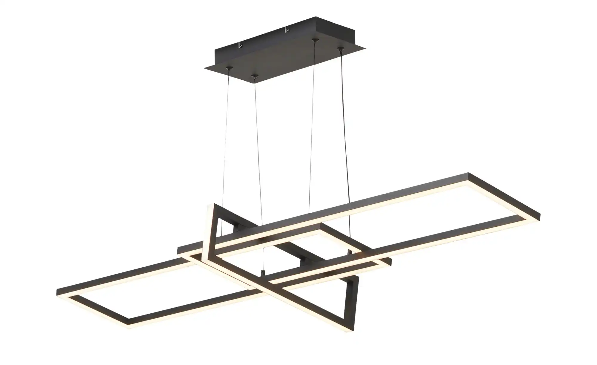 Trio LED-Pendelleuchte, schwarz, ´geometrisch`