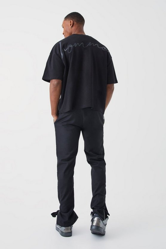Kastiges Oversize T-Shirt mit Print