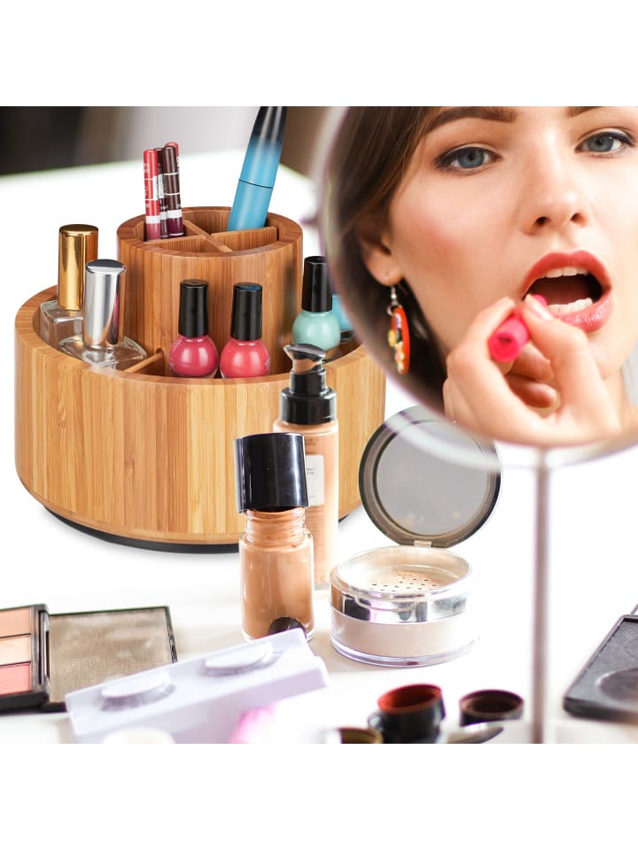 relaxdays Makeup Organizer in Natur günstig kaufen onesize
