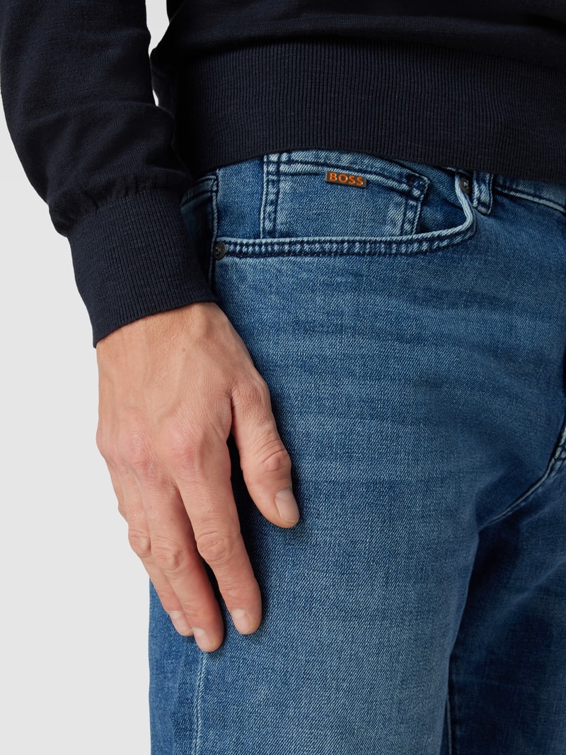 Jeans im 5-Pocket-Design Modell 'Maine' in blau