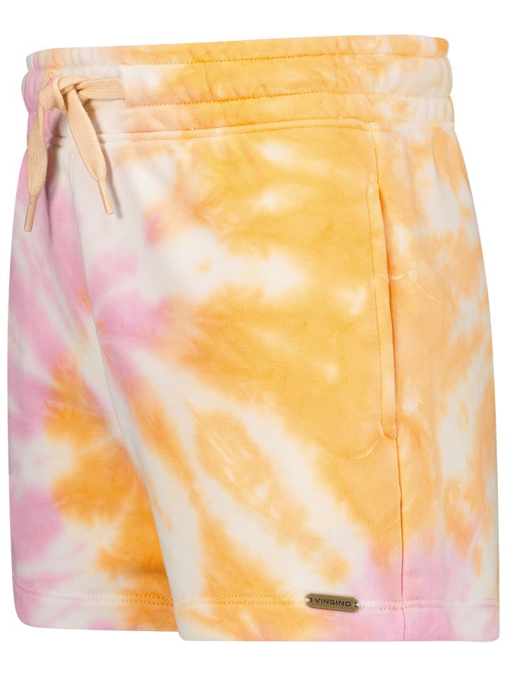 Vingino Sweatshorts in Rosa/ Gelb/ Weiß günstig kaufen