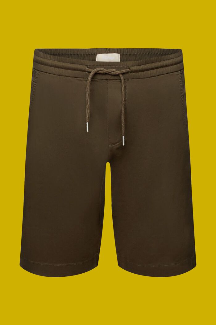 Shorts aus Baumwolltwill