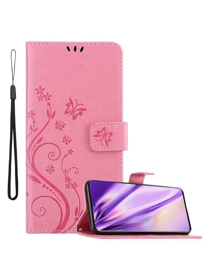 cadorabo Hülle für Samsung Galaxy S20 Blumen Design in FLORAL ROSA günstig kaufen onesize