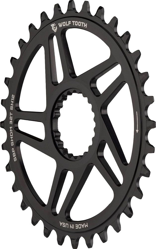 Wolf Tooth Components Shimano 12-fach DM Boost 3mm Offset Kettenblatt kaufen | Bike-Discount