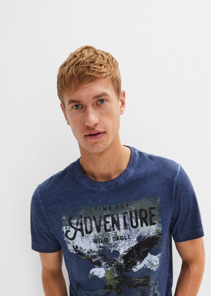 cold-dyed T-Shirt aus nachhaltiger Baumwolle