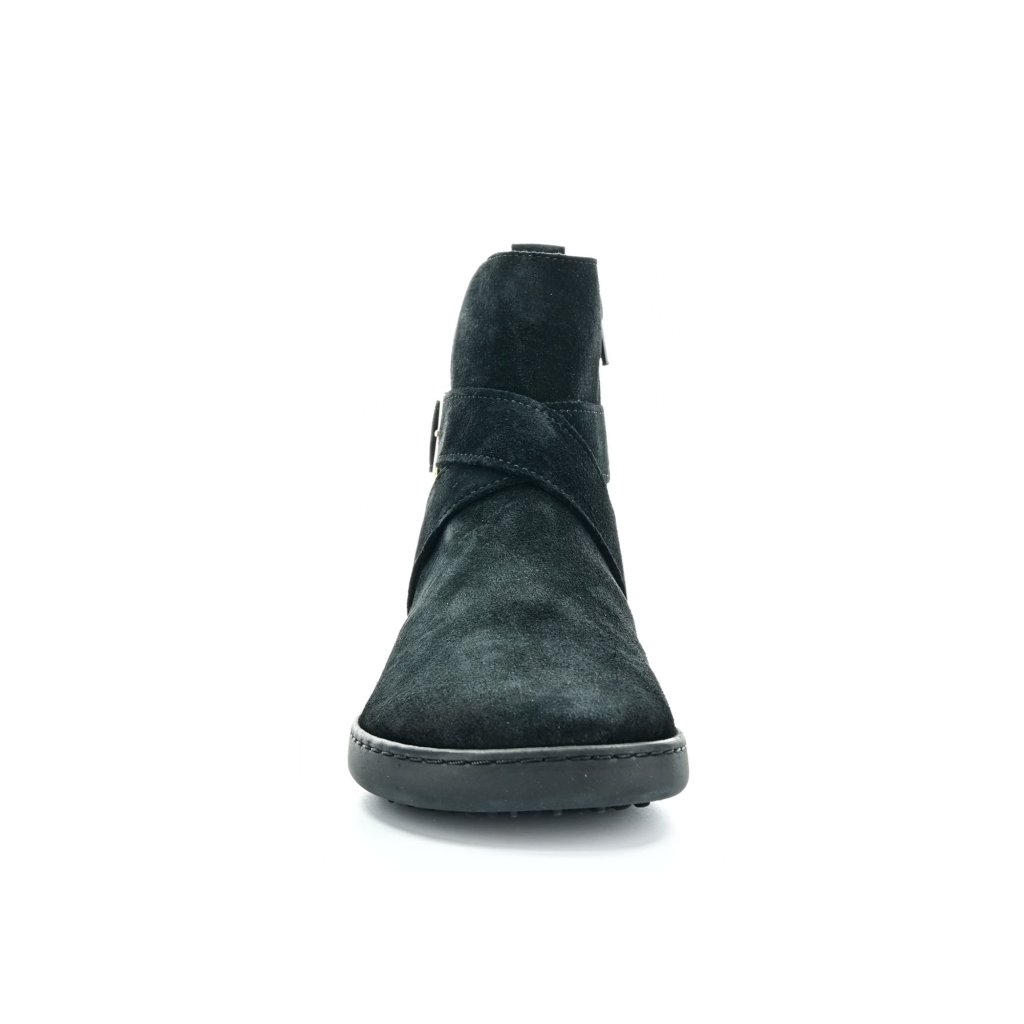 Shapen Divine Black Suede Barfußstiefeletten