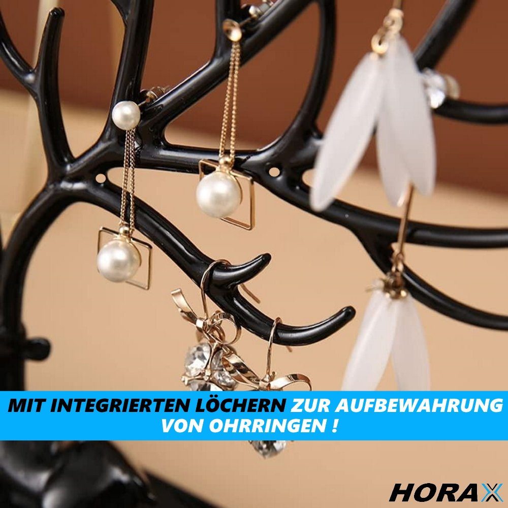 MAVURA Schmuckständer HORAX Schmuckständer Schmuckhalter Kettenständer Hirsch, Geweih Baum Schmuckbaum