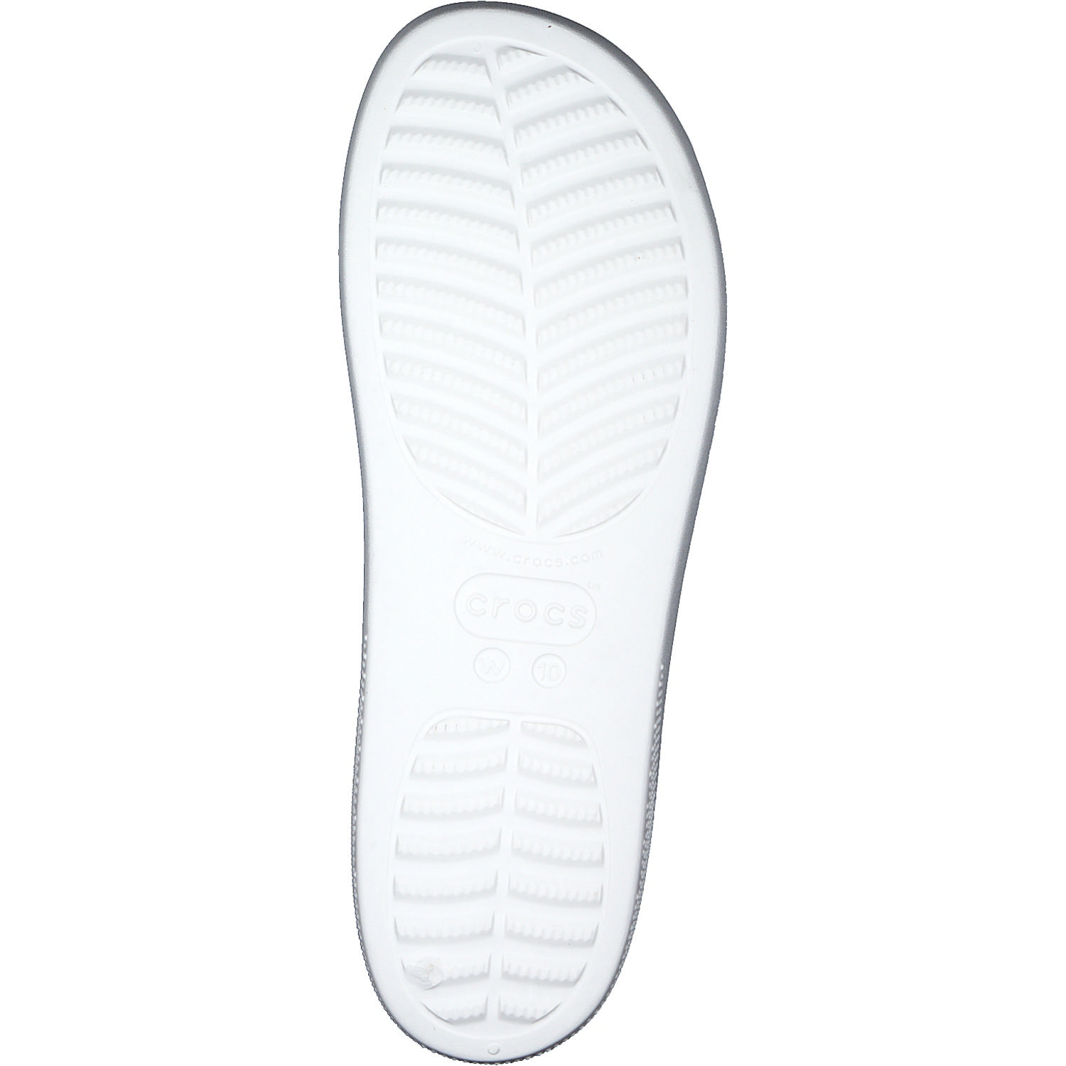Crocs Classic Platform Slide 208180, Badeschuhe, Damen, WHITE