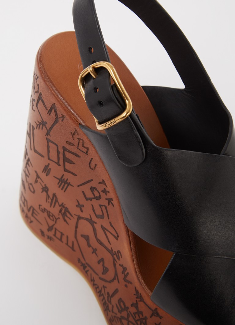 Chloé Maxime leather wedge