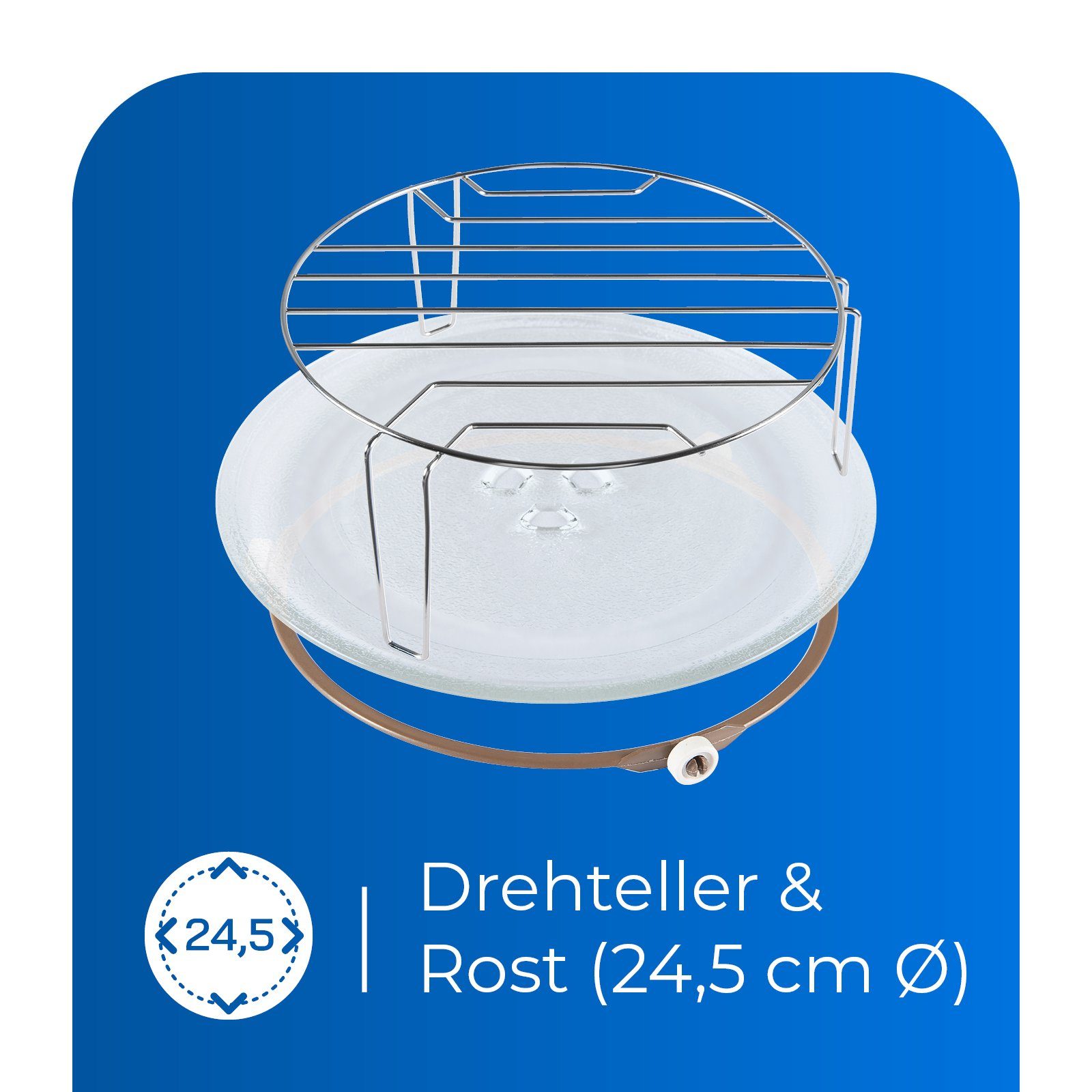 exquisit Einbau-Mikrowelle EMW 1770-G-D-030, 1050 Watt, 5 Leistungsstufen, Grill