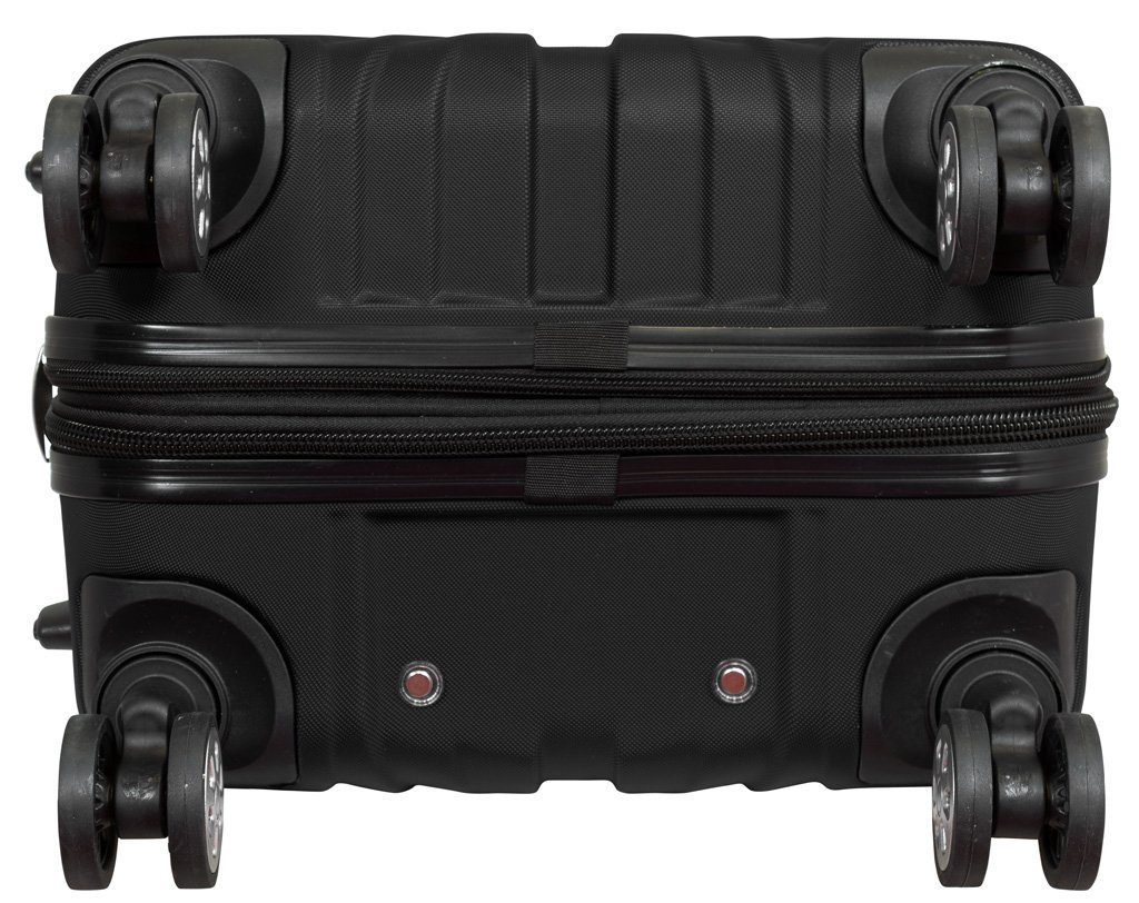 Trendyshop365 Handgepäck-Trolley Almeria 46 Liter, 4 Rollen, Zwillingsrollen, Zahlenschloss, robust und leicht