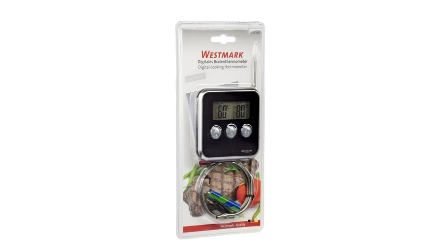 WESTMARK Digitales Bratenthermometer silber/schwarz