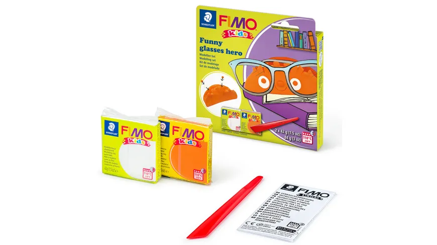 STAEDTLER Modelliermasse FIMO® Kids funny papers kit 