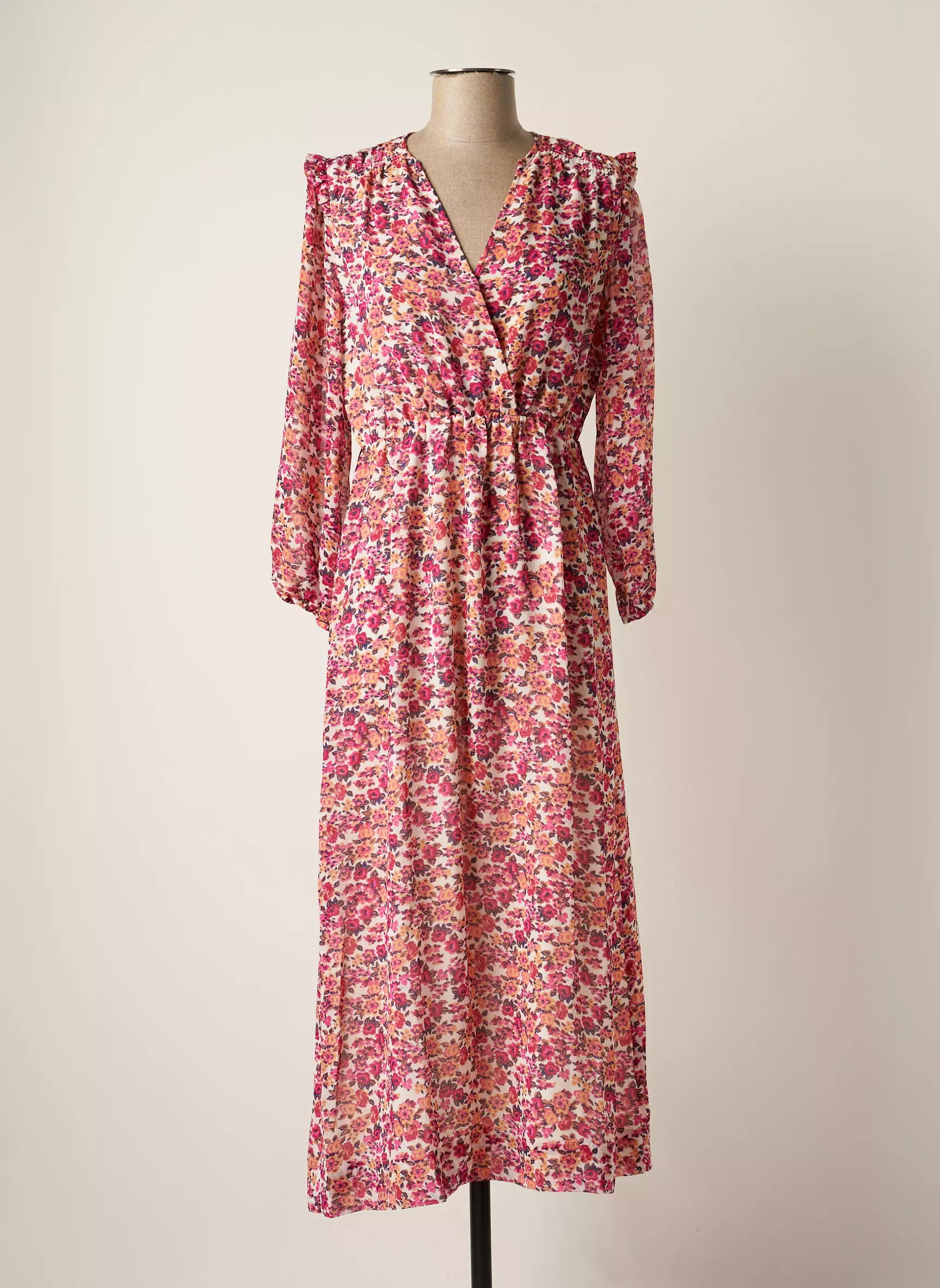 Grace Mila Robes Longues Femme couleur rose