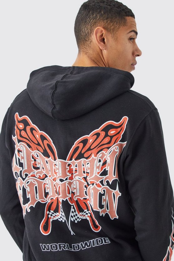 Oversize Limited Edition Hoodie mit Reißverschluss