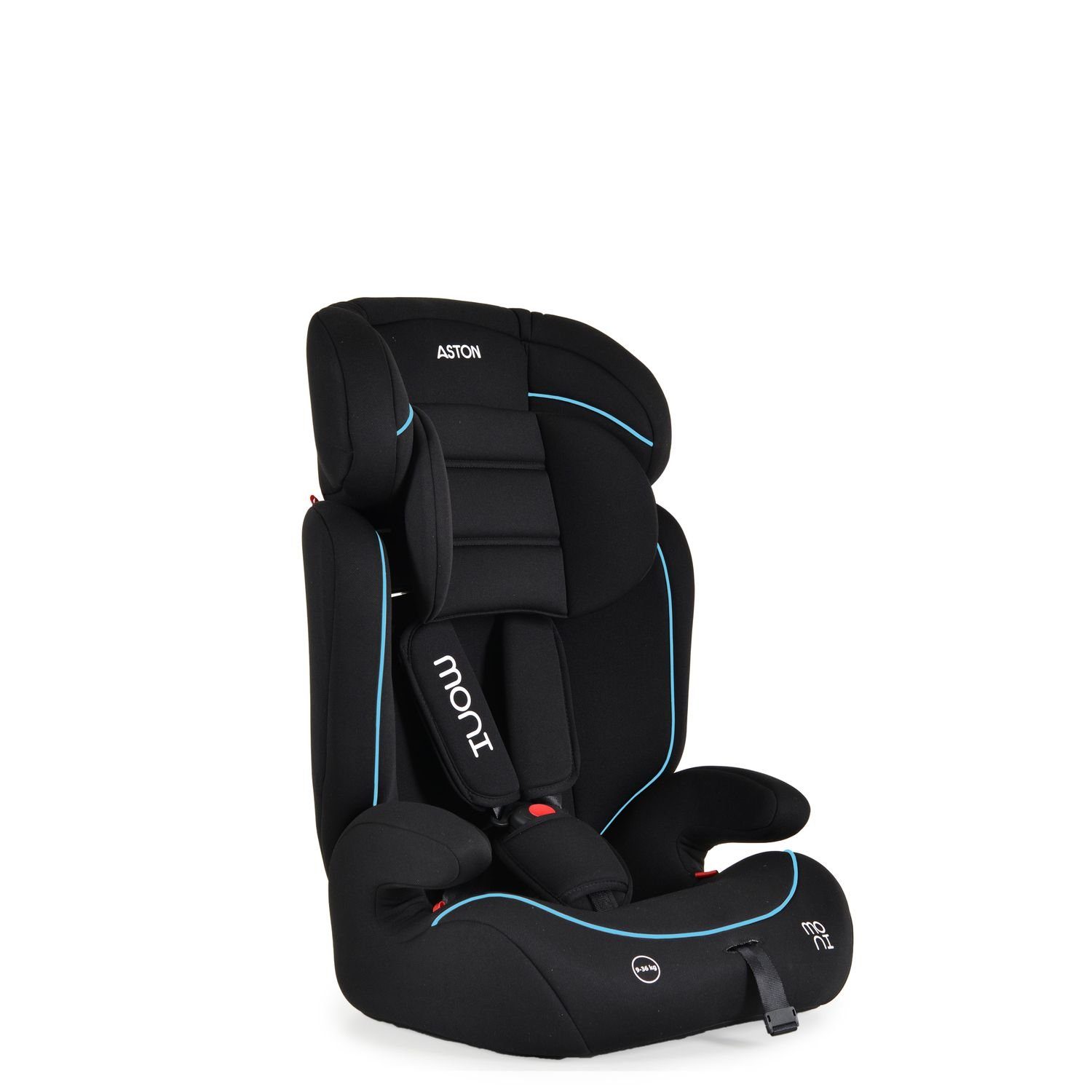 Moni Autokindersitz Kindersitz Aston Gruppe 1/2/3, bis: 36 kg, (9-36 kg) Kopfstütze verstellbar, ab 9 Monate