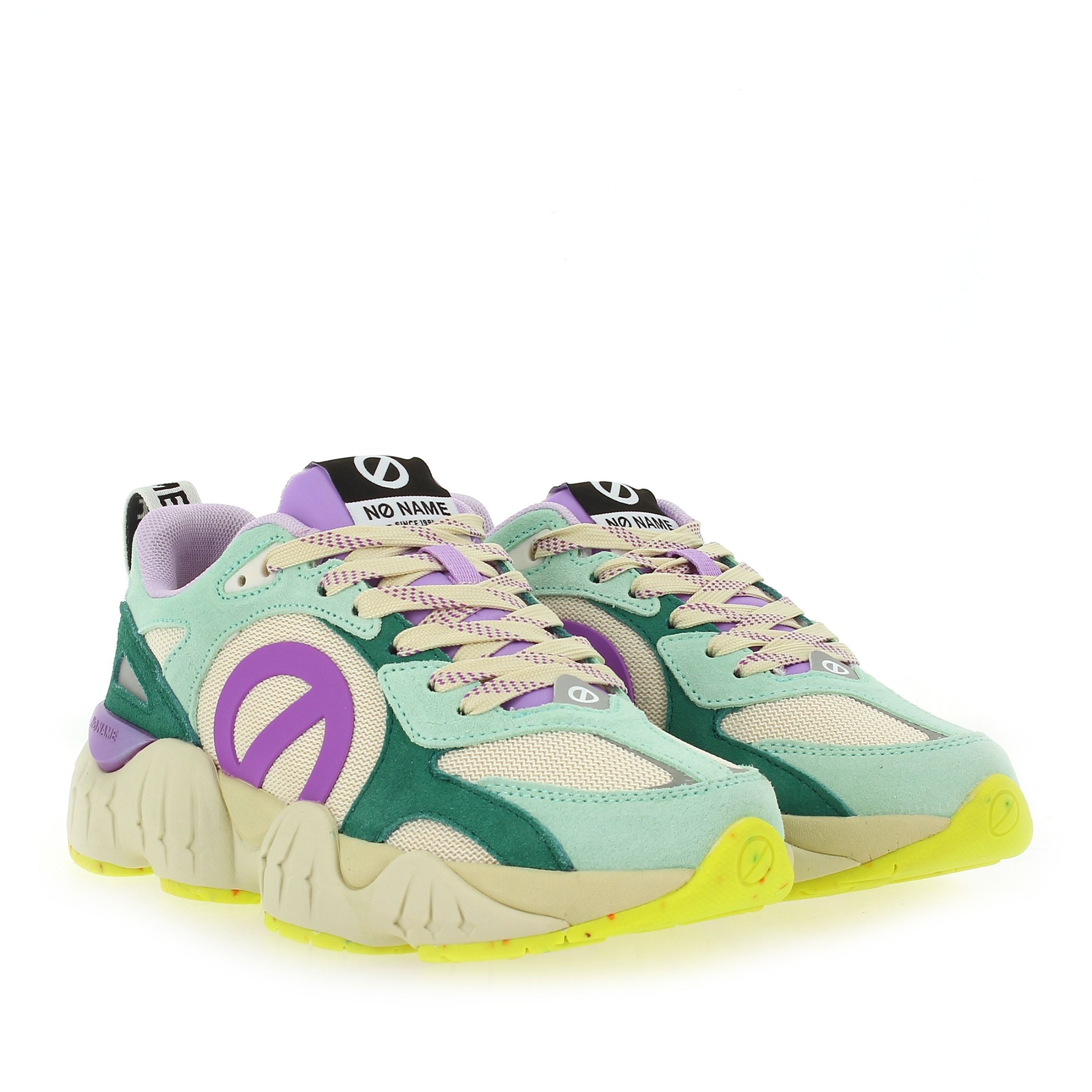 No Name  KRAZEE RUNNER - Vert Mauve