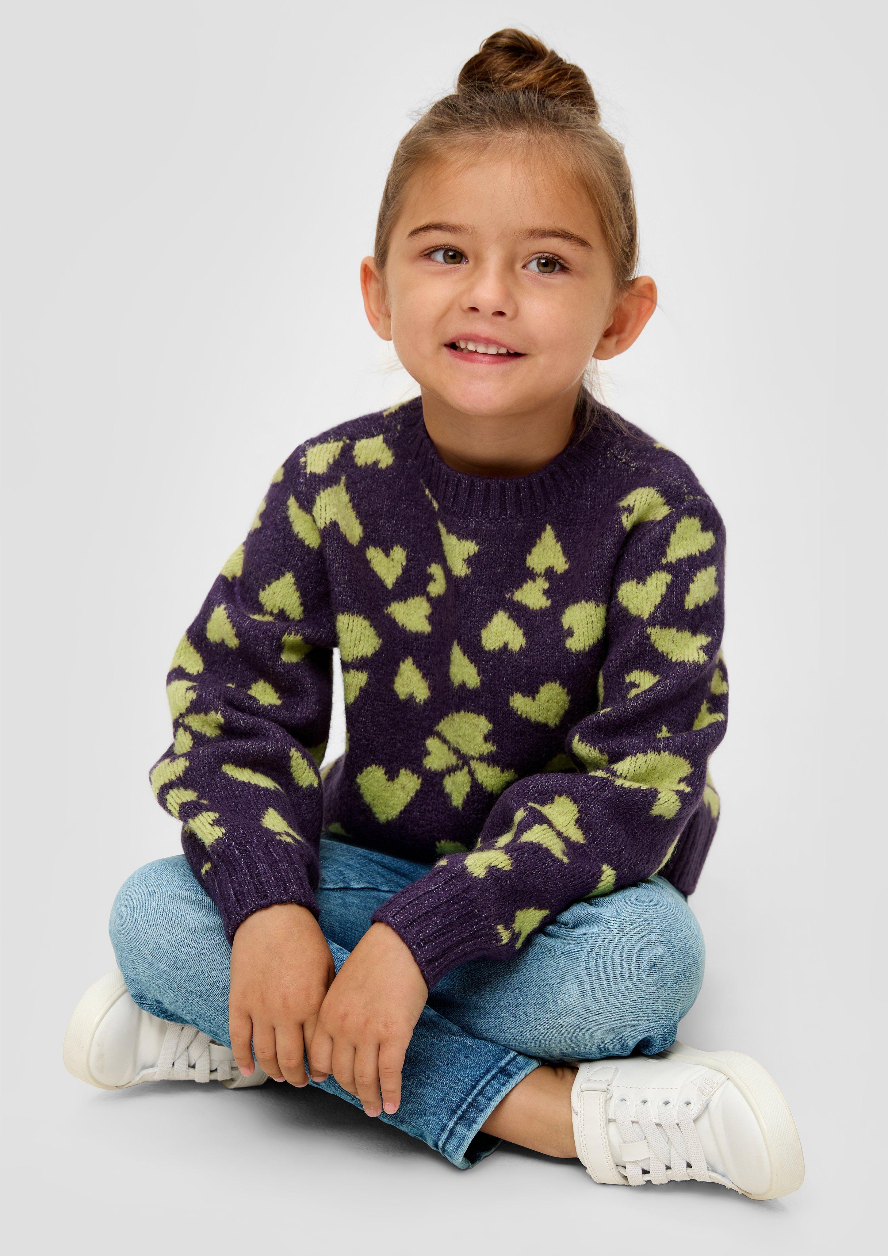 Strickpullover mit Herz-Muster  2133901-48X2