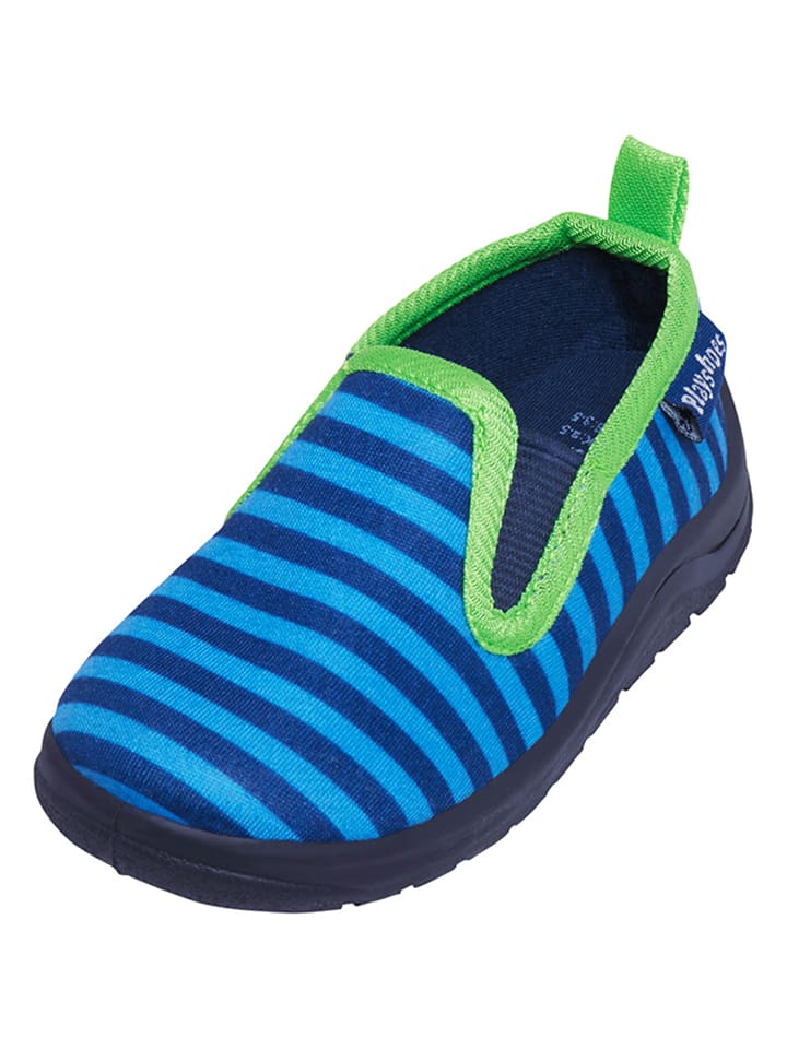 Playshoes Hausschuhe in Blau günstig kaufen