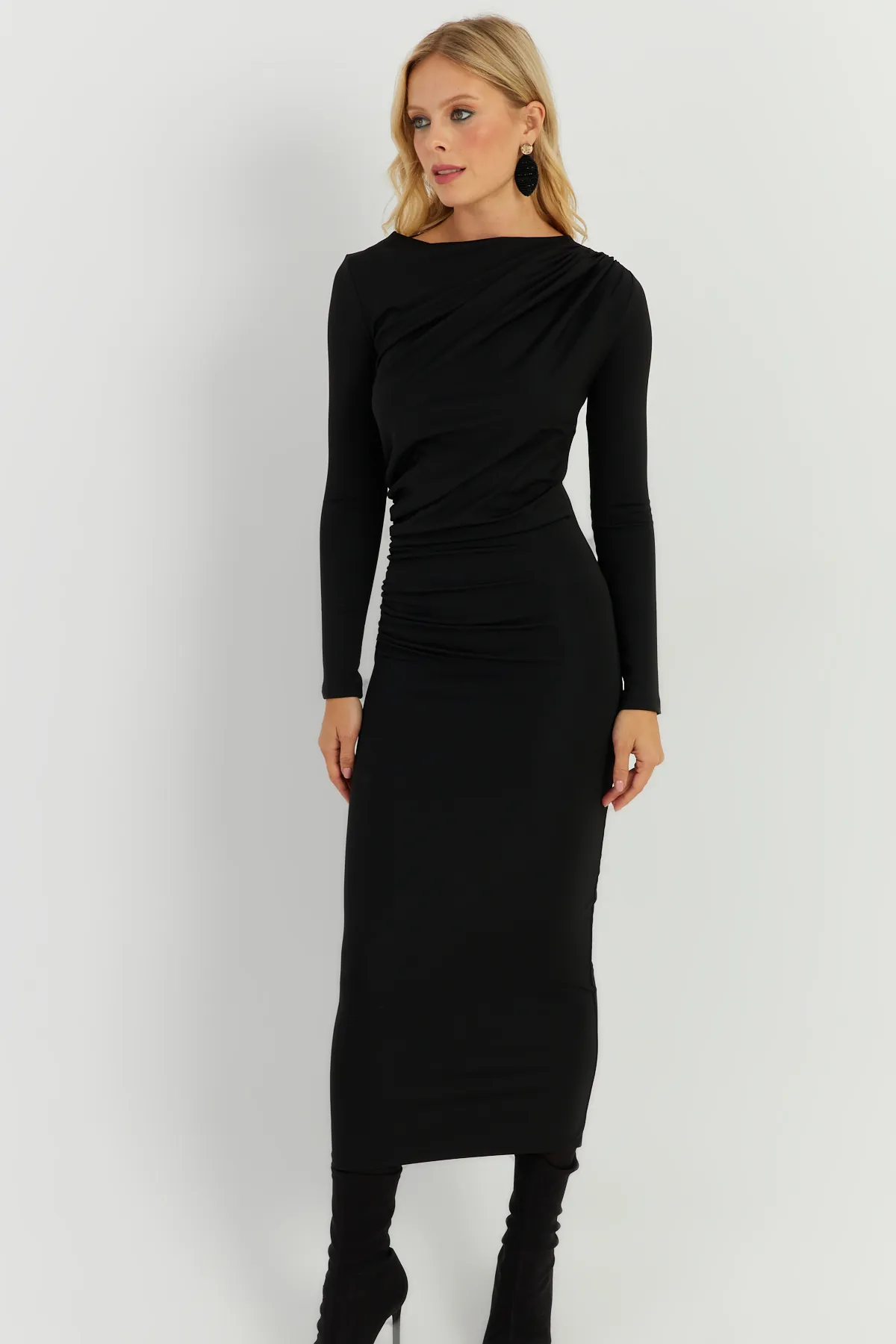 Cool & Sexy  Kleid - Schwarz - A-Linie
