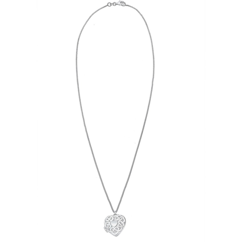 Elli Elli Collier Femme Médaillon Coeur Ornement de Pendentif Ludique en Argent Sterli collier