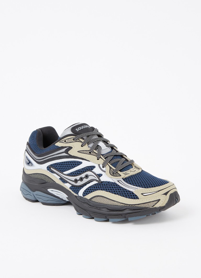 Saucony Progrid Omni 9 -lenkkarit verkkomaisilla yksityiskohdilla