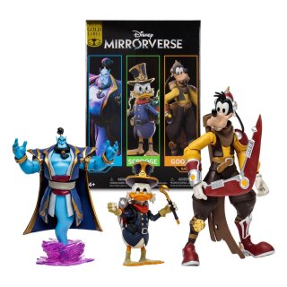 Disney Mirrorverse Actionfigur - Combopack Genie, Scrooge McDuck & Goofy (Gold Label)