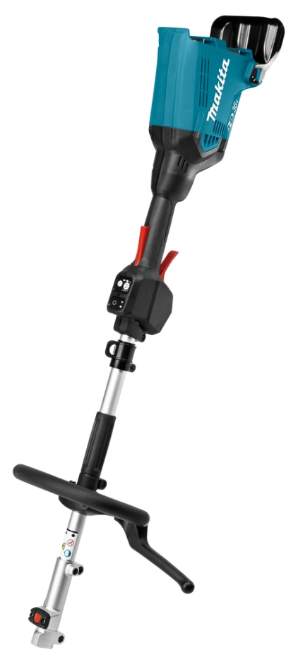 Makita DUX60T4NL1 Бежични комбиновани систем Д-ручка 2 x 18V + додатак за мотику за коров + почетни сет LXT DC18RD + 4x BL1850B