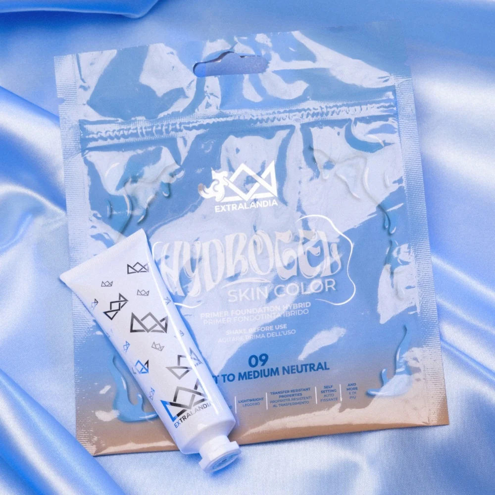Barva za obraz s hidrogelom - hibridna podlaga - tekoča podlaga, podlaga za ličila