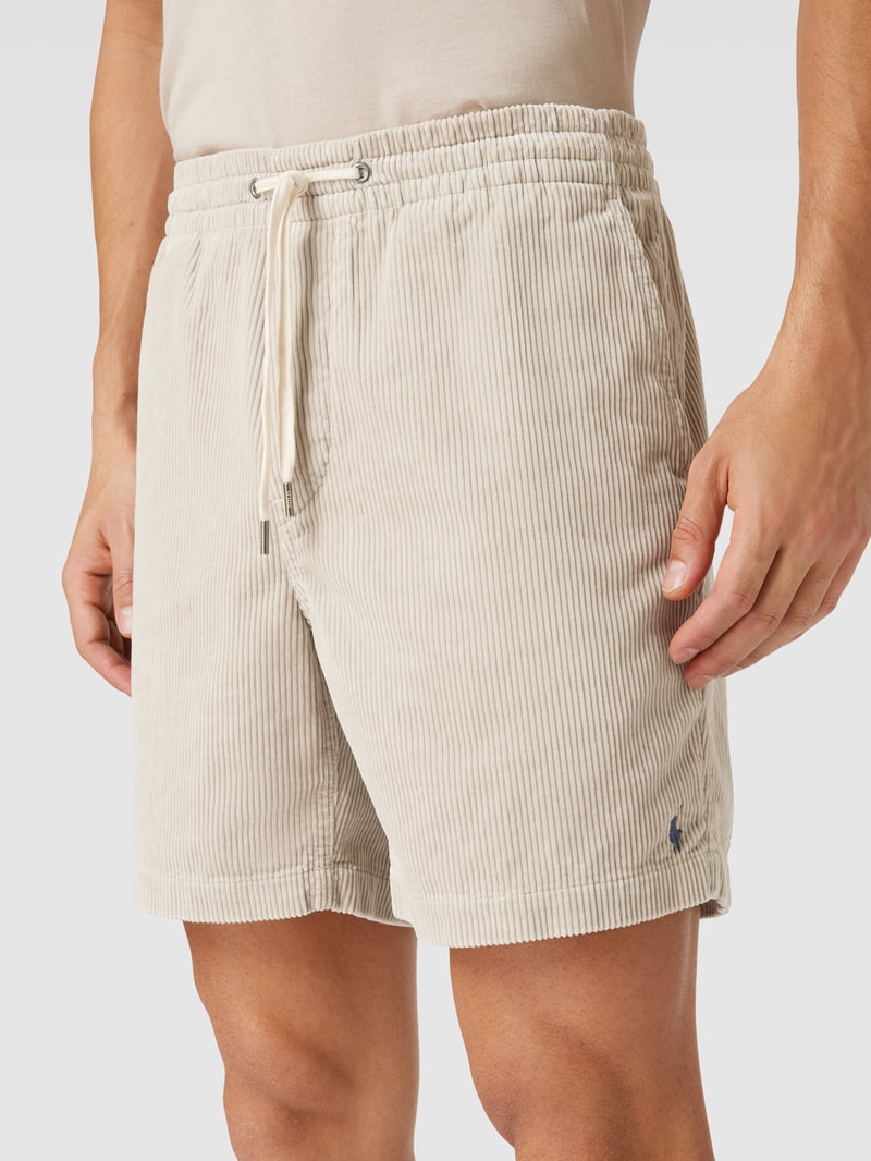 Cordshorts mit Tunnelzug Modell 'PREPSTERS' in beige