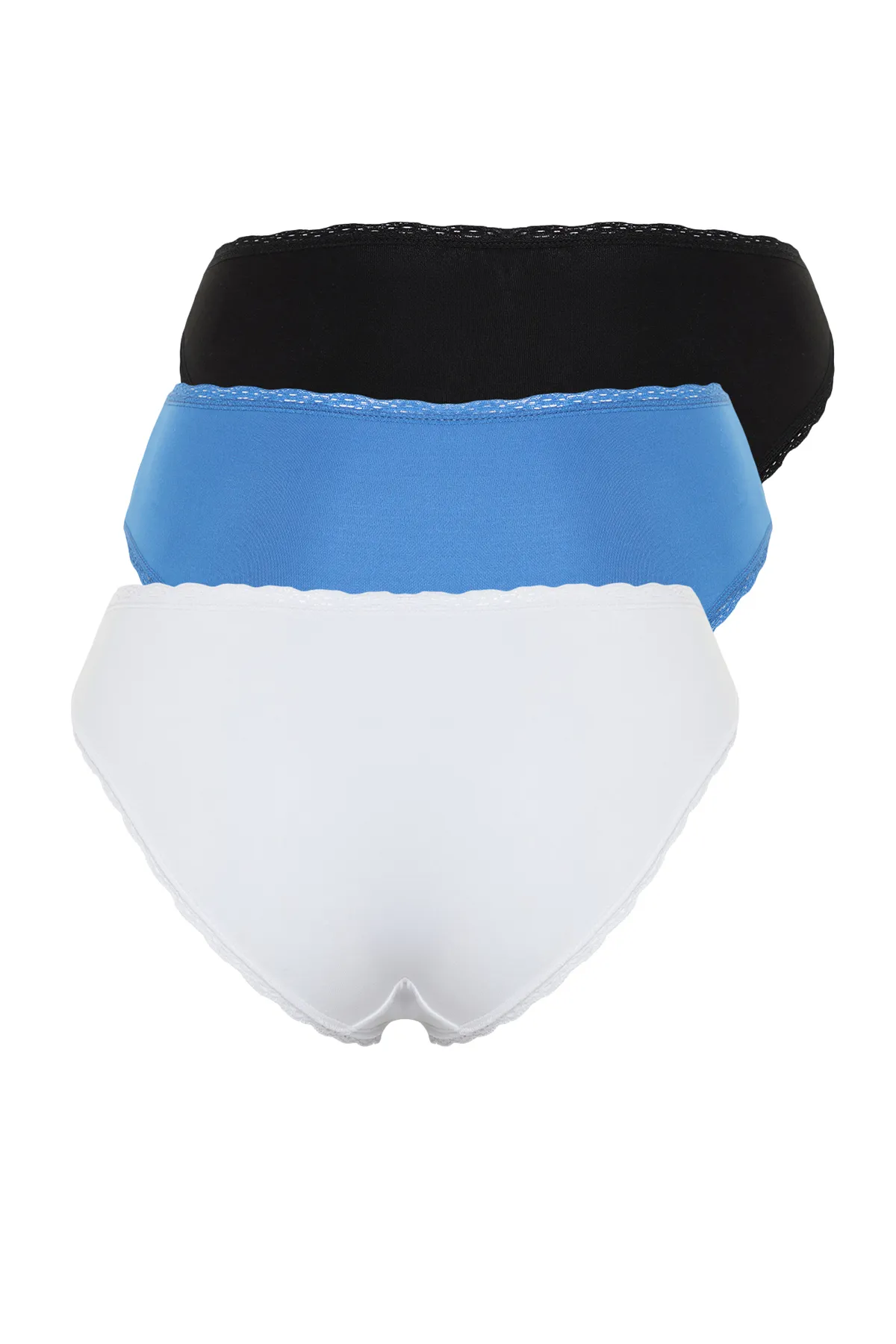 Trendyol Collection  Mehrfarbige Hipster-Strickhöschen aus Polyamid im 3er-Pack THMSS24KU00017