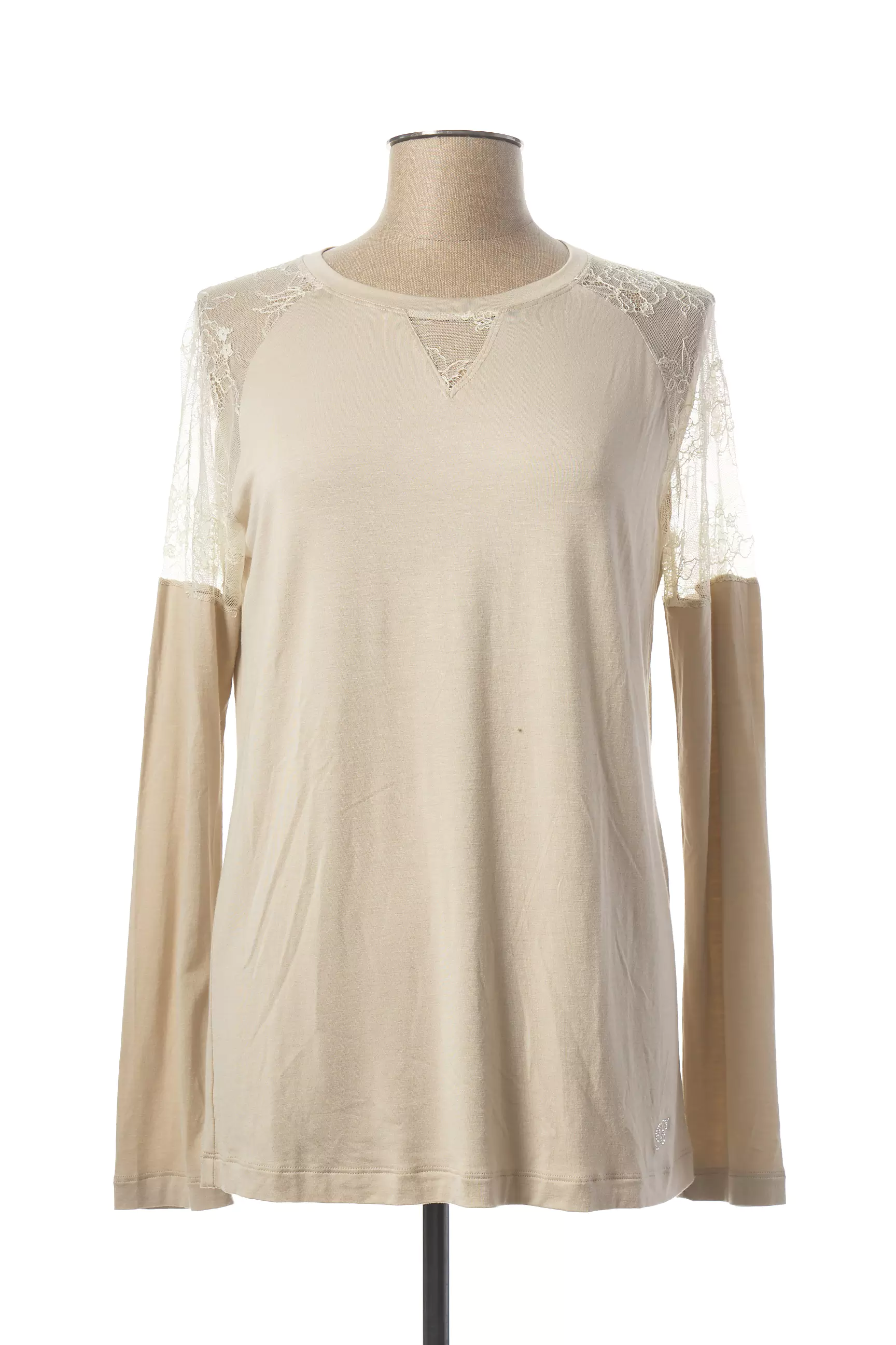 Blumarine Tshirts Femme couleur beige